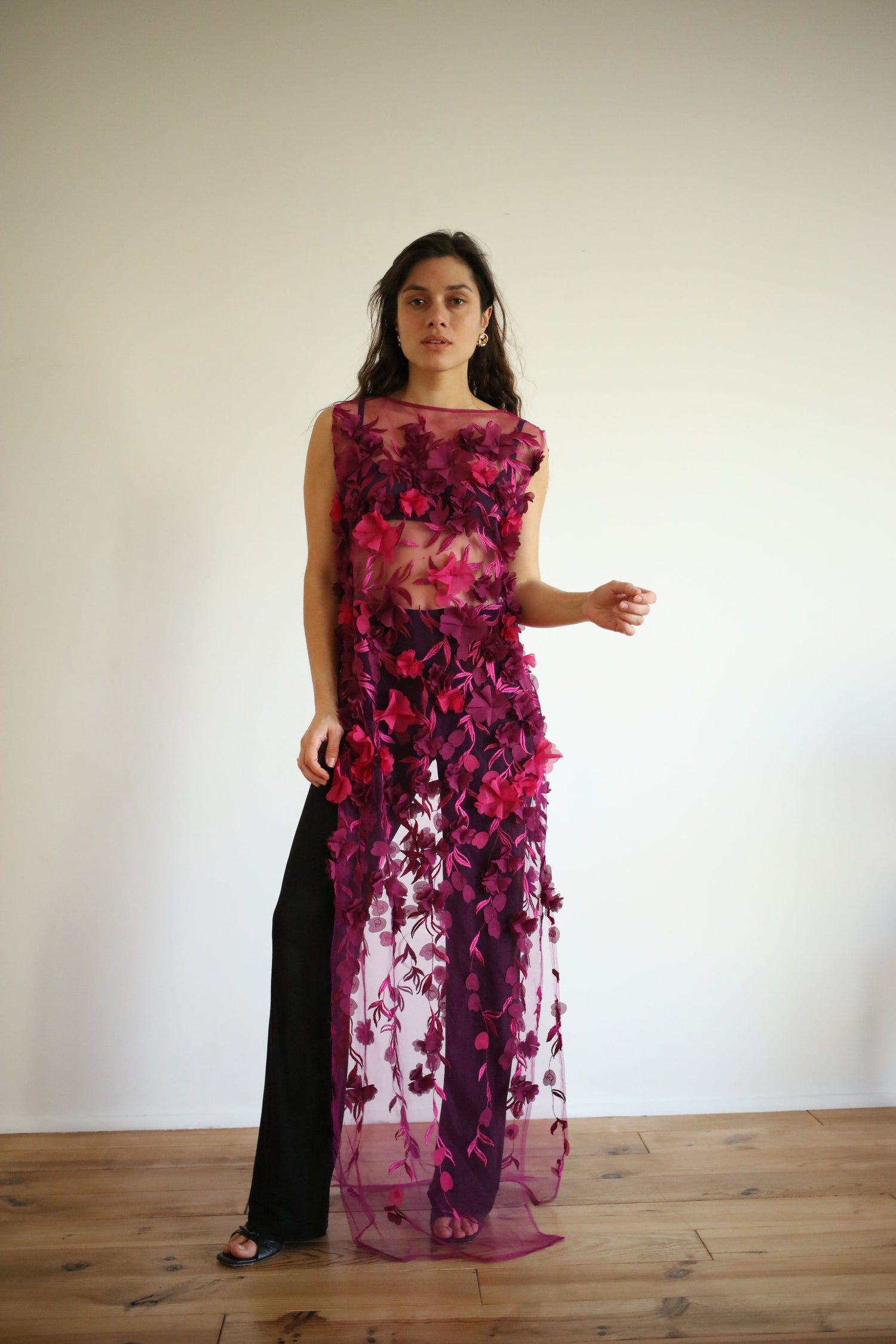 LEANDRA DRESS PURPLE