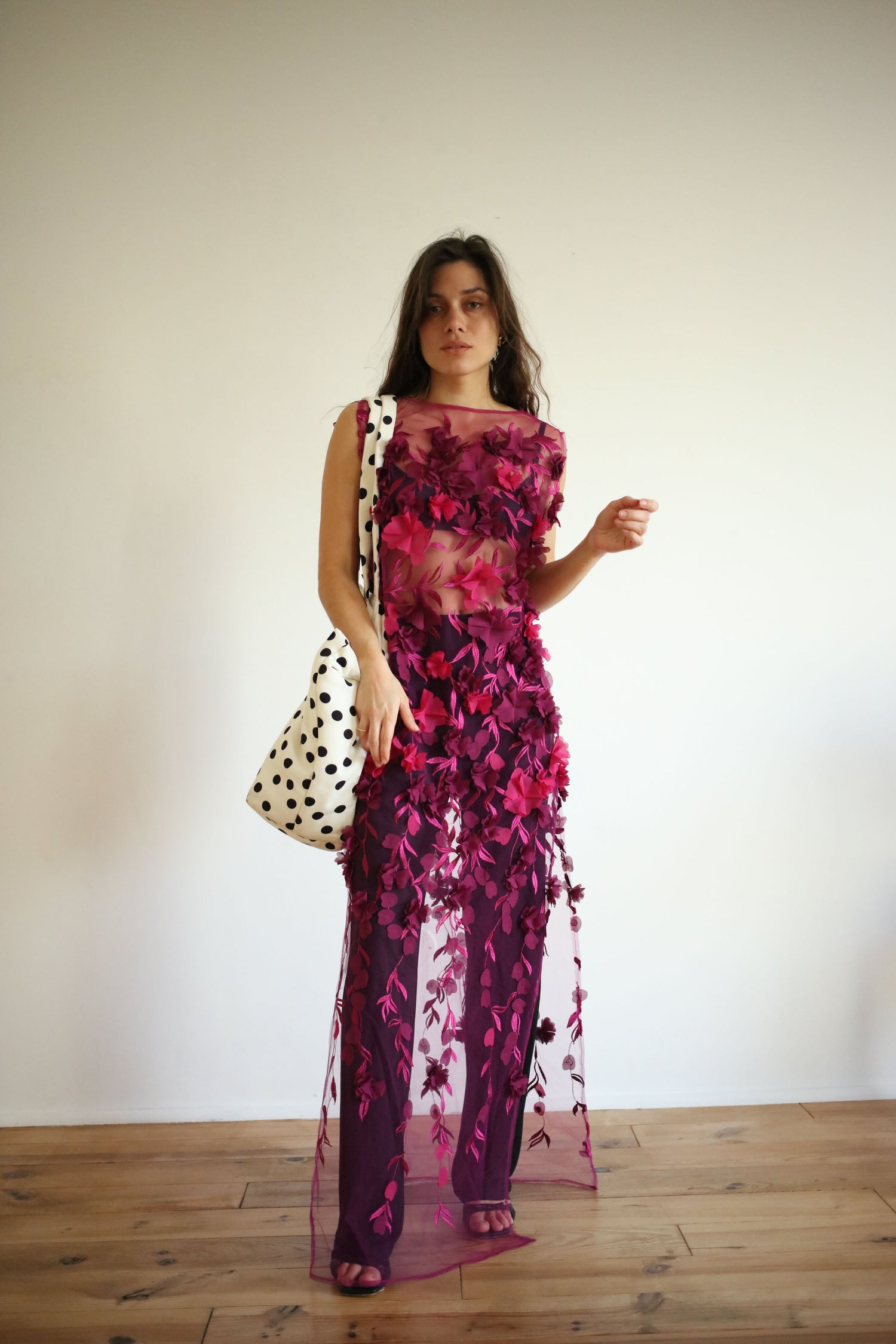 LEANDRA DRESS PURPLE