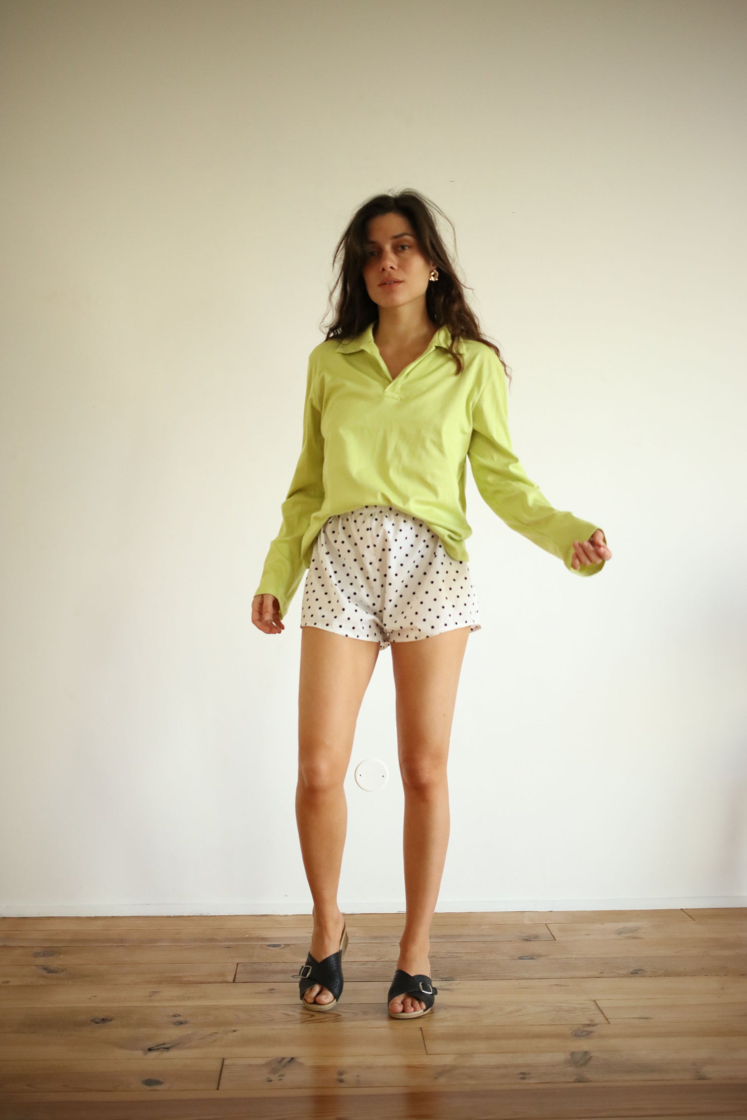 SOFIA POLO TOP GREEN