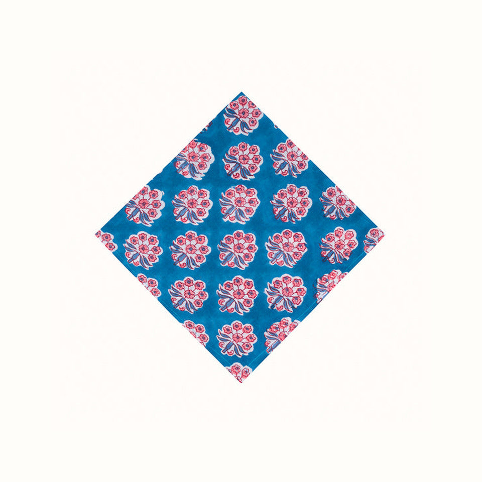 Serviette Blue Pearls