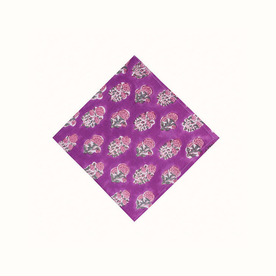 Serviette Purple Hortensia