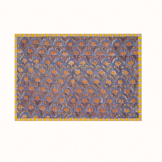 Set de table et Serviette Saffron Flowers