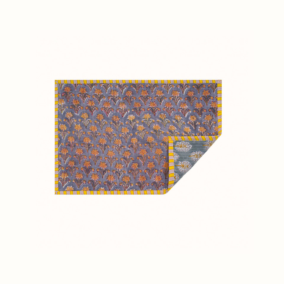 Set de table et Serviette Saffron Flowers