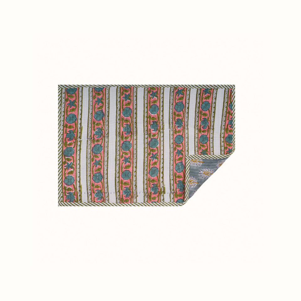 Set de table et Serviette Salmon Pearl