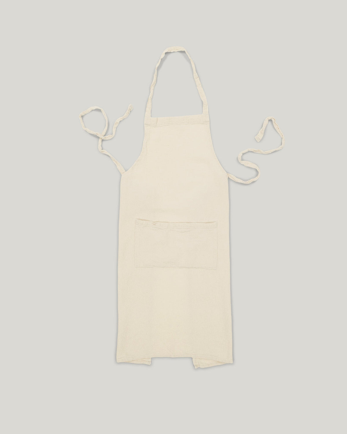 Tablier classique en lin brut français 21