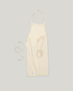 Tablier classique en lin brut français 4