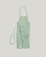 Tablier classique en lin brut français 15