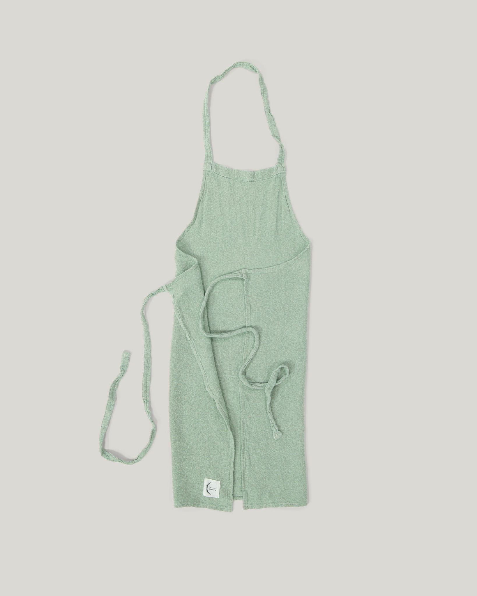 Tablier classique en lin brut français 15