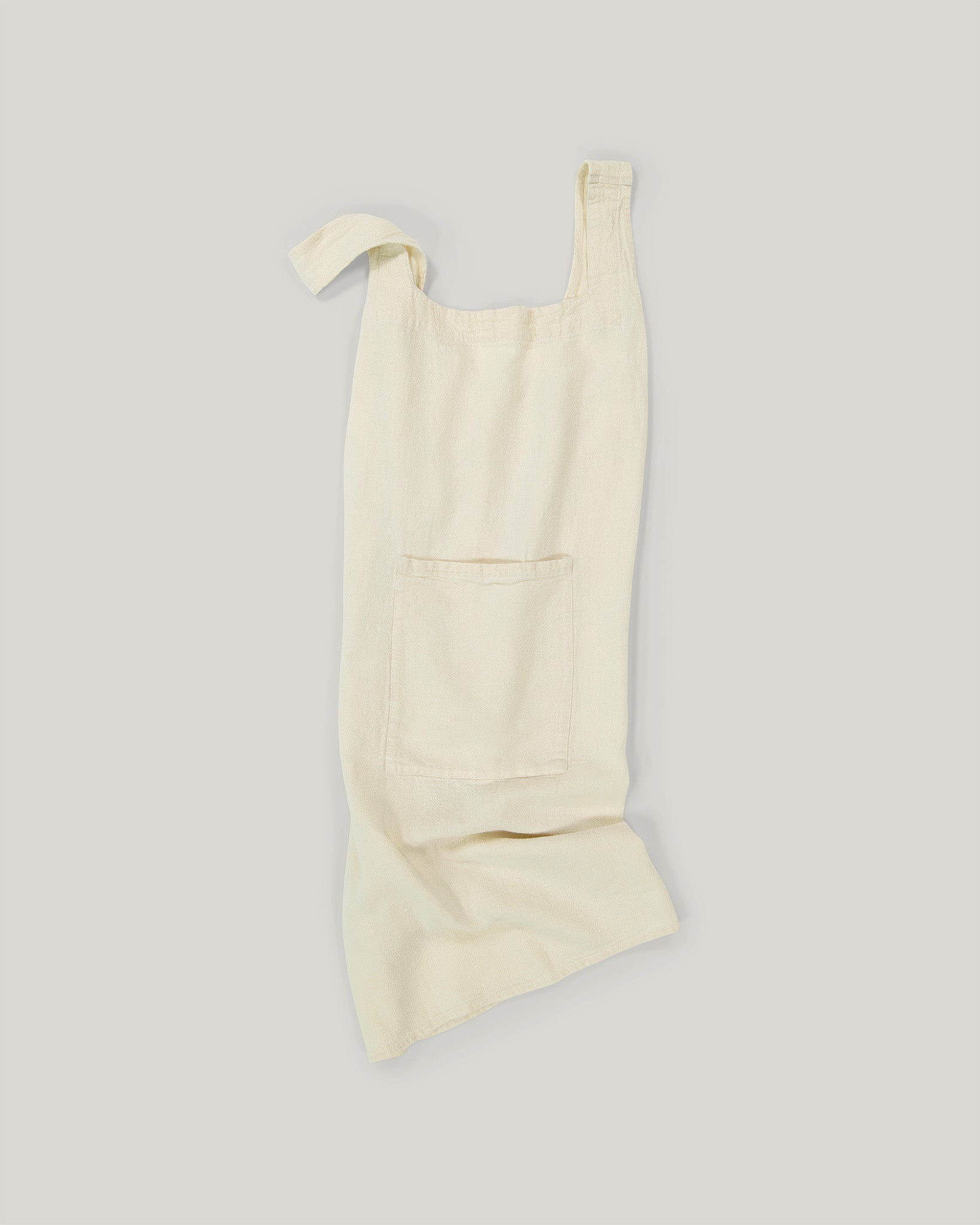 Tablier japonais en lin brut français 6