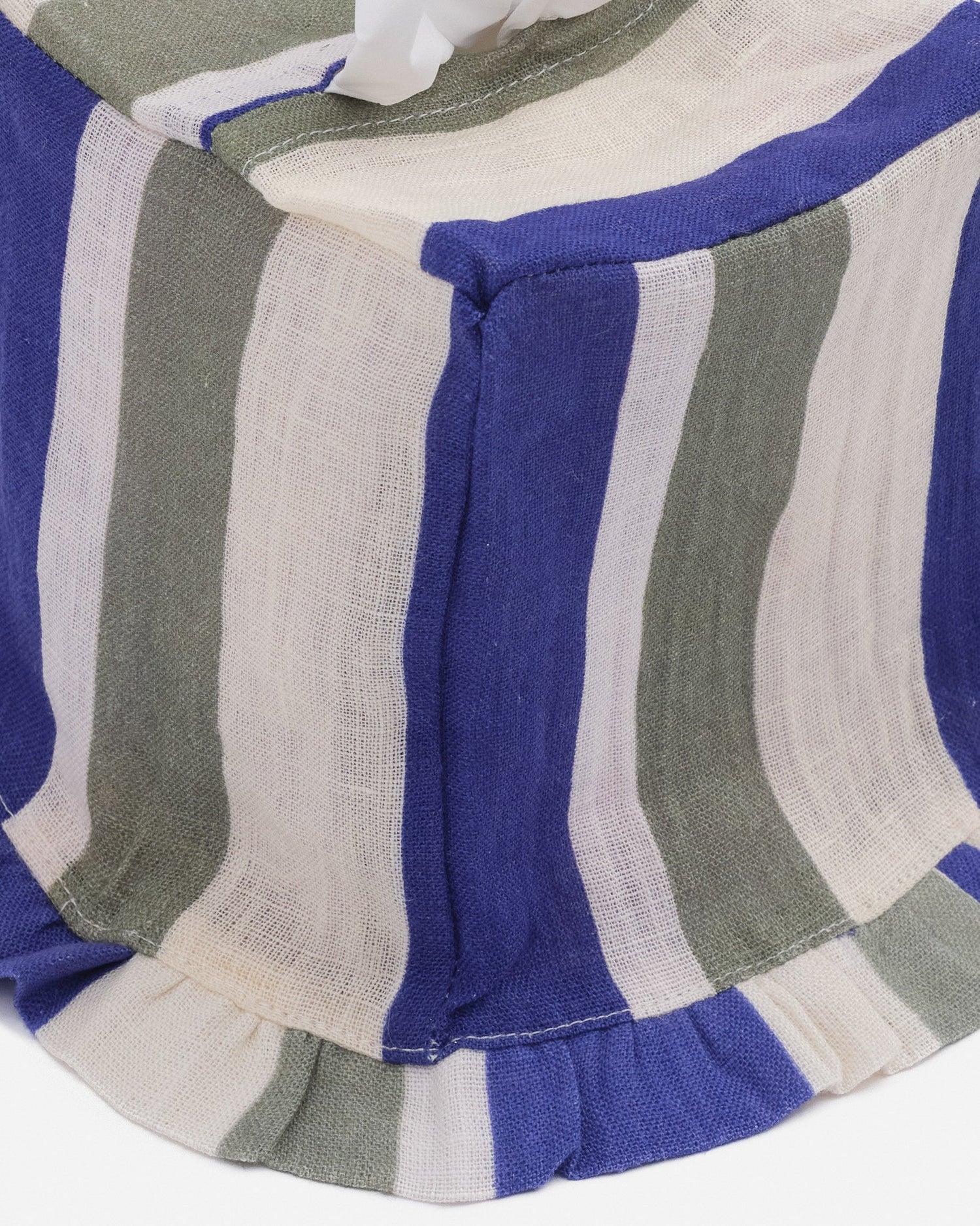 Cobalt & Sea Green Square Tissue Box Cover