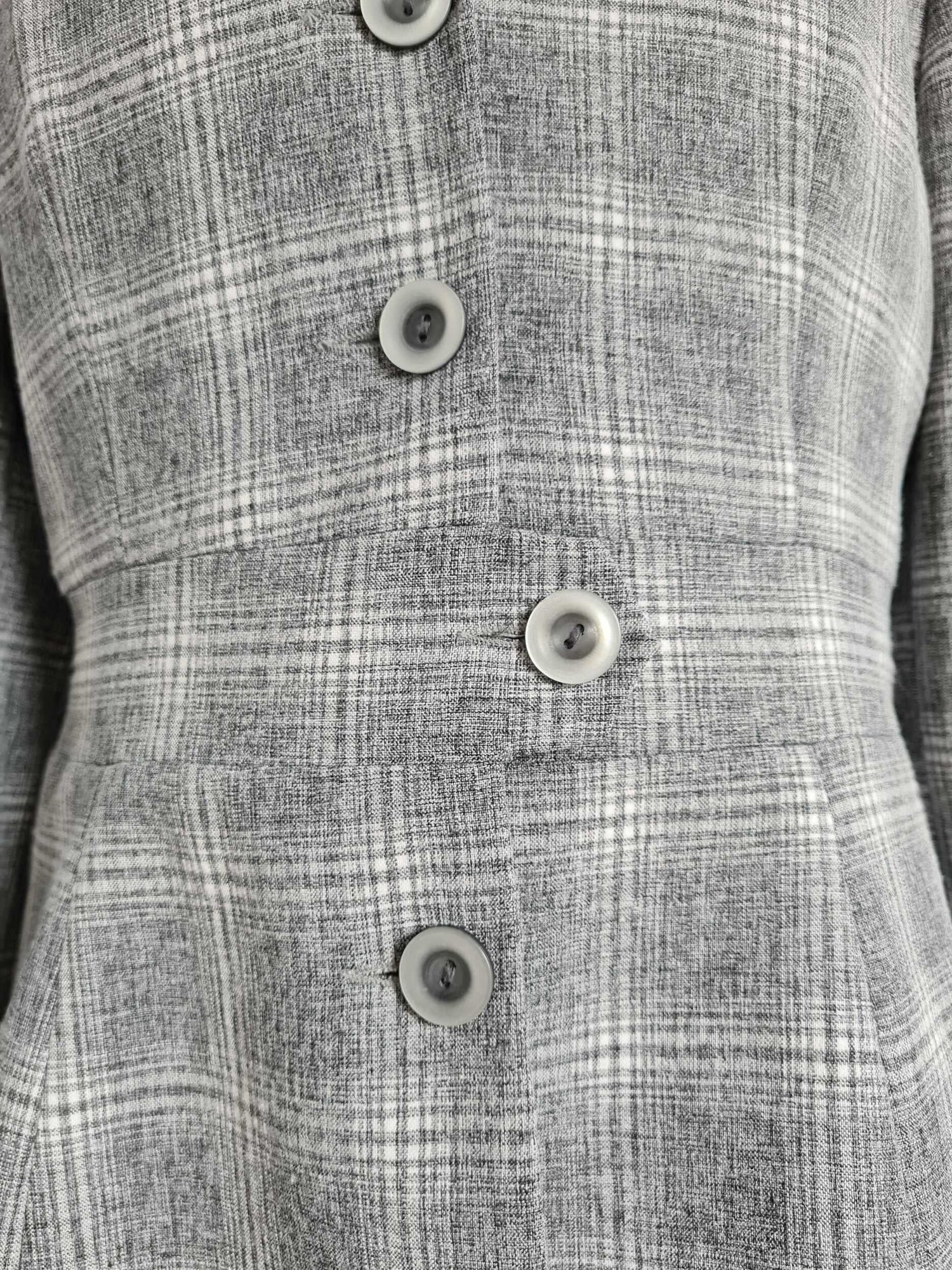 Veste courte à carreaux