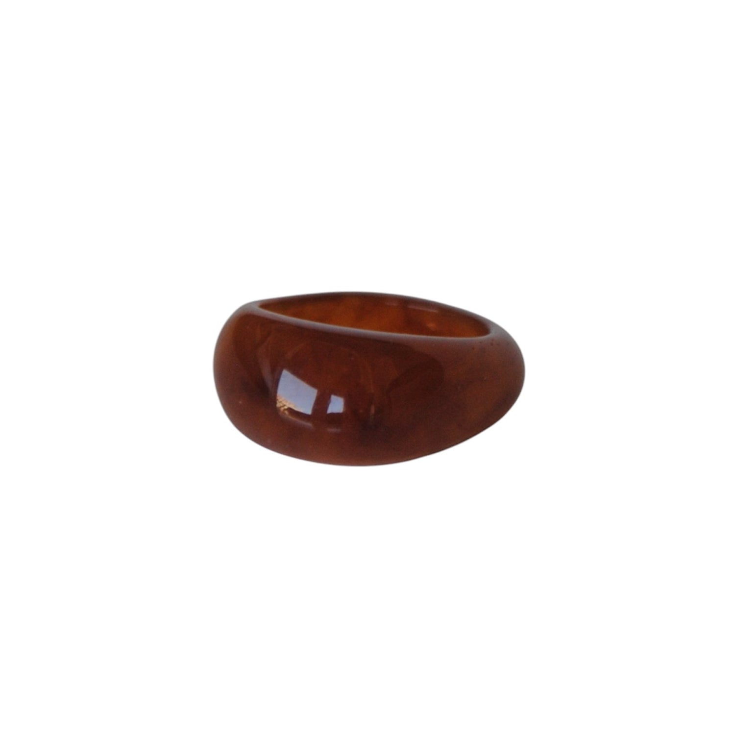 Anillo Wests Marrón Oscuro Fino