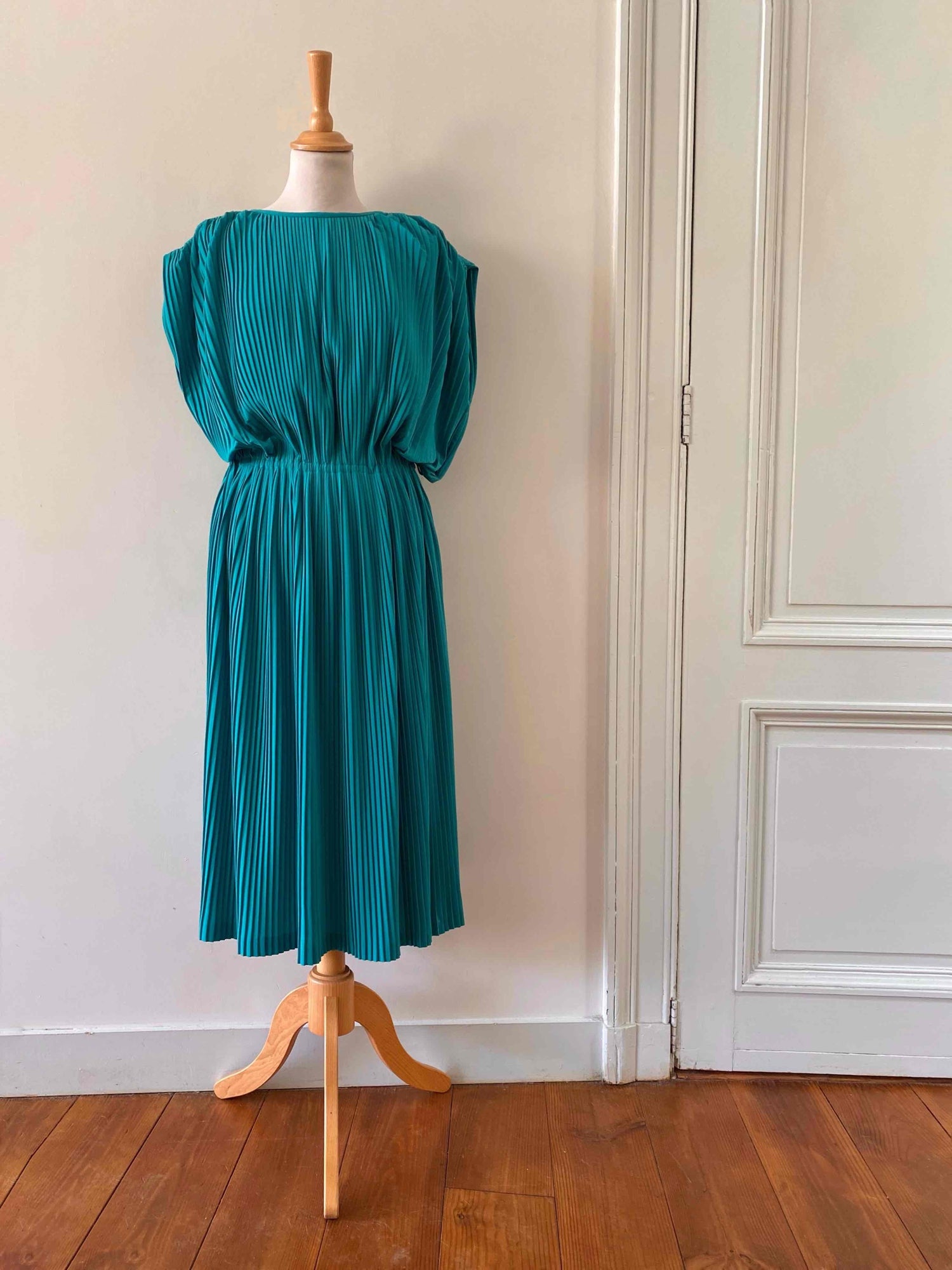 Pleated dress by Georges Rech