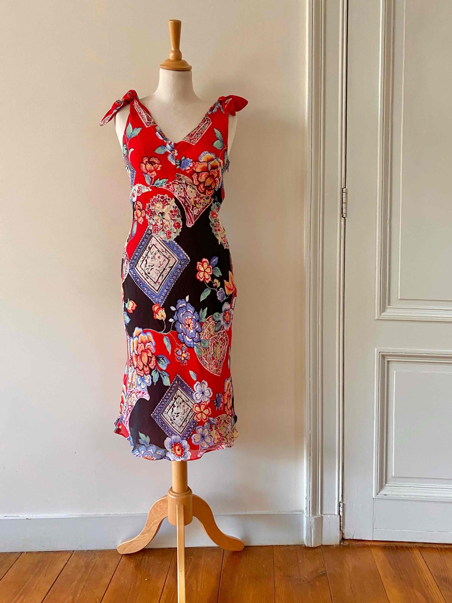 Voile midi dress