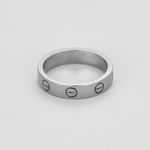 CARTIER - LOVE - Bague Alliance Or Gris et Diamant
