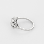 Bague en platine et diamants
