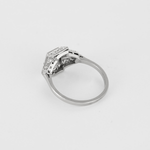 Bague en platine et diamants