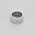 Bague bandeau en or blanc et diamants