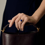 Bague en or blanc et Tanzanite