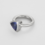 Bague en or blanc et Tanzanite