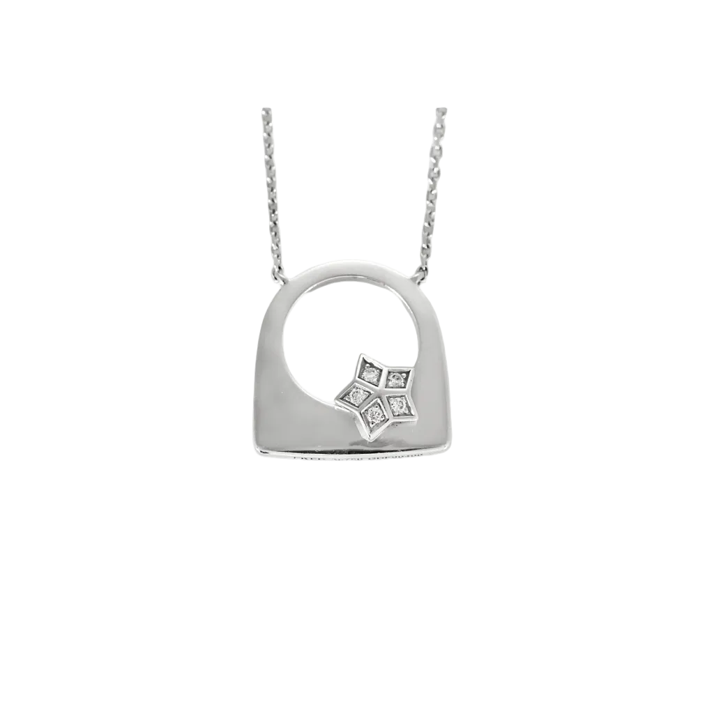 FRED - Success Chance Etoile - Collier en or gris et diamants