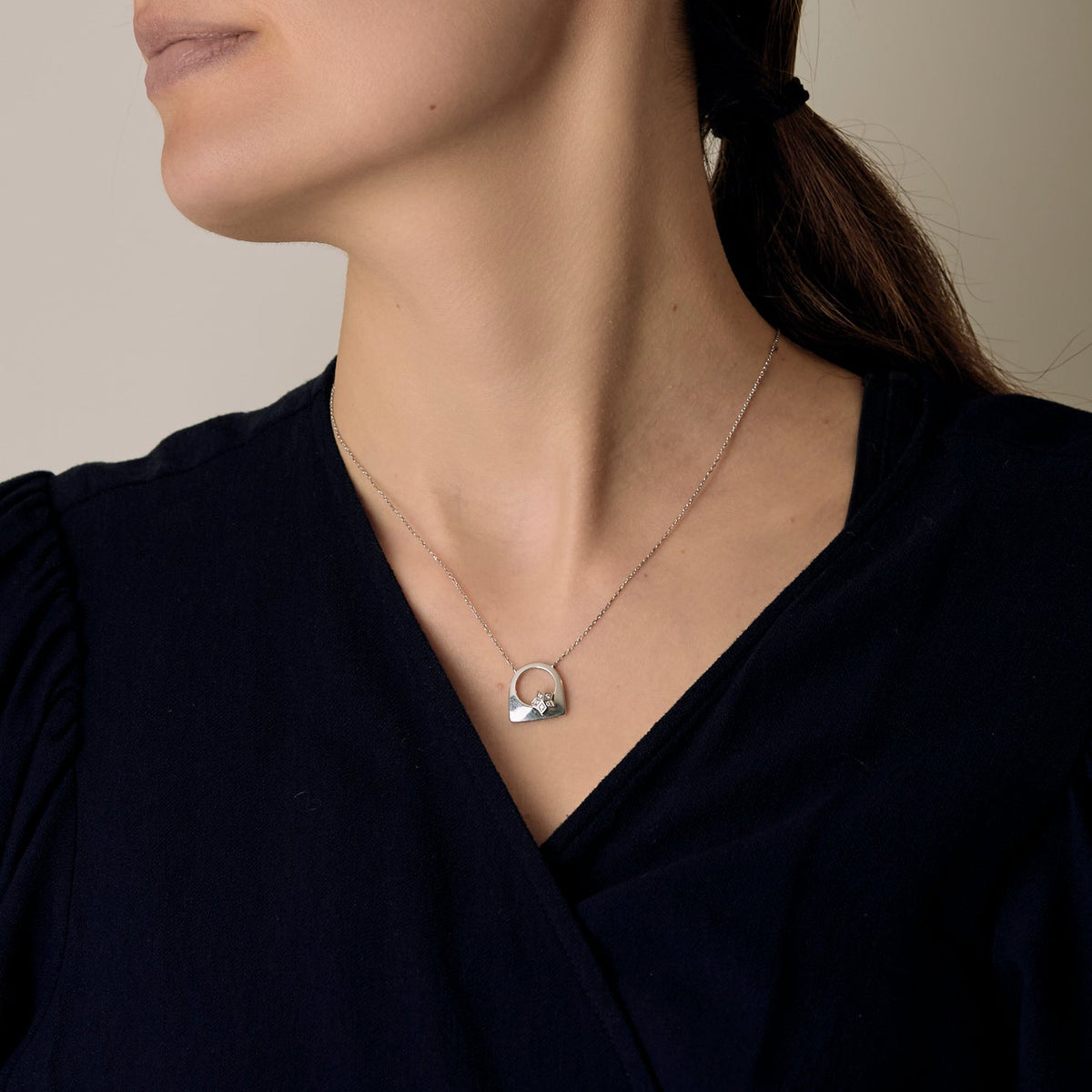 FRED - Success Chance Etoile - Collier en or gris et diamants
