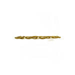 Broche barrette en or jaune et perles  blanche