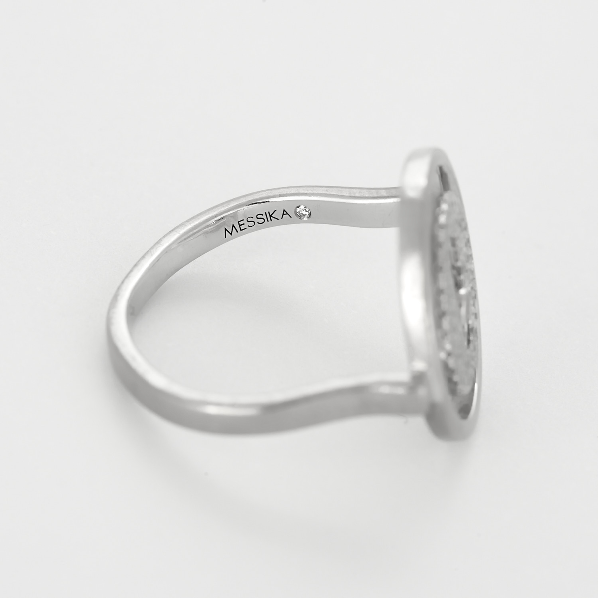 Messika - Lucky move pavé or gris et diamants. PM