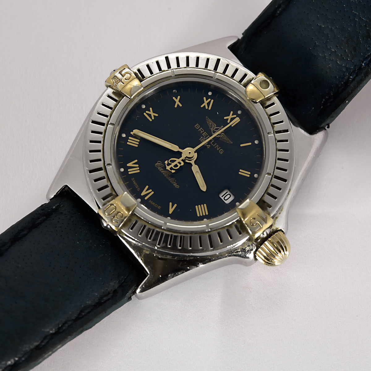 Breitling - Callistino - Montre en acier à boitier rond et mouvement quartz
