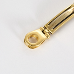 Bracelet de type gourmette en or blanc et or jaune