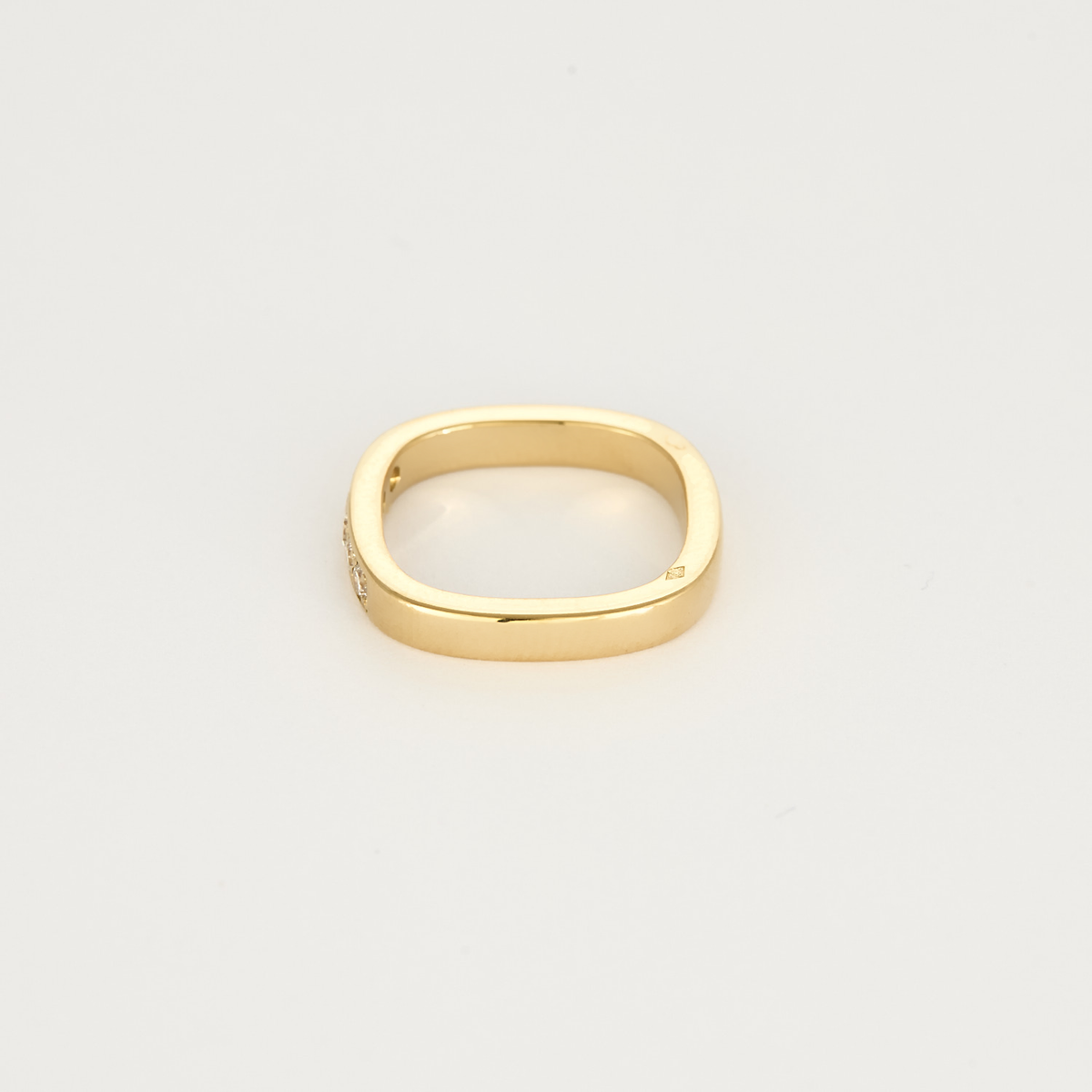 Dinh Van - Square - Alliance en or jaune et diamants