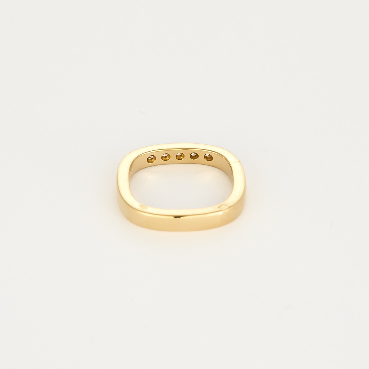 Dinh Van - Square - Alliance en or jaune et diamants
