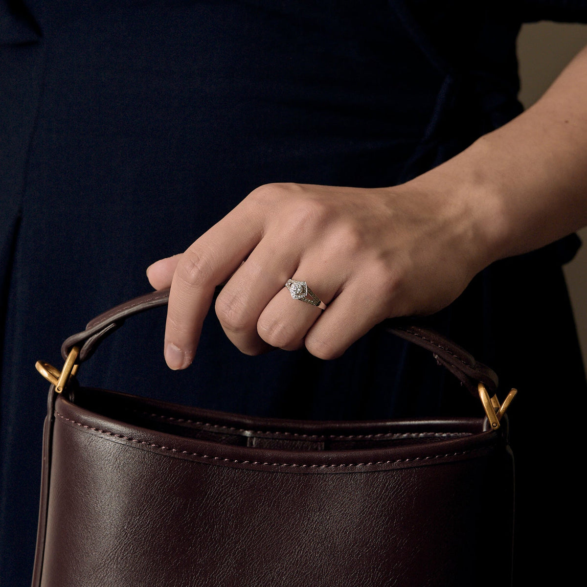 Mauboussin Bague Solitaire Love my Love N°2 en or gris et diamants