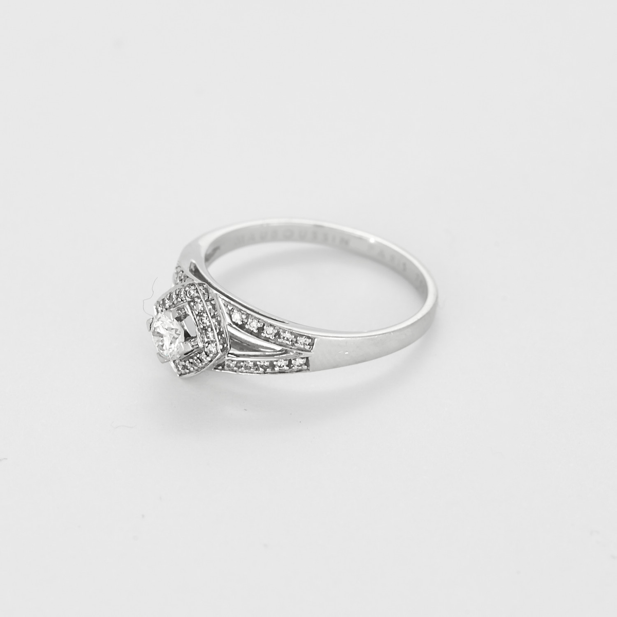 Mauboussin Bague Solitaire Love my Love N°2 en or gris et diamants
