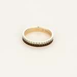 BOUCHERON - Quatre - Alliance en or rose, or gris et diamants