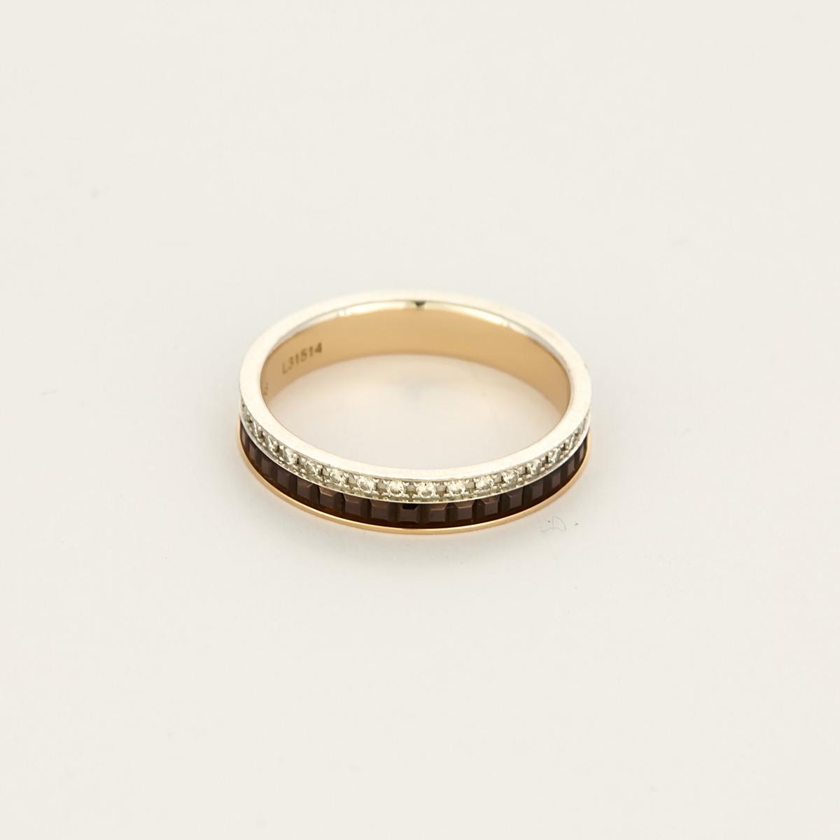 BOUCHERON - Quatre - Alliance en or rose, or gris et diamants
