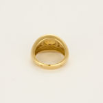 MAUBOUSSIN -  «Aloha» - Bague jonc en or jaune, citrine et nacre blanche