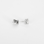 Paire de Boutons d'oreilles en or gris et diamant 0.35 carat environ