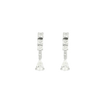 Boucles d'oreilles en Or blanc 18k Diamant