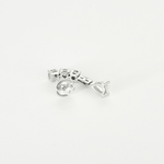 Boucles d'oreilles en Or blanc 18k Diamant