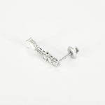 Boucles d'oreilles en Or blanc 18k Diamant