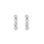 Boucles d'oreilles en Or blanc 18k Diamant