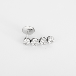 Boucles d'oreilles en Or blanc 18k Diamant