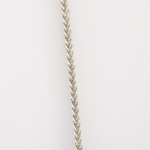 Collier en or gris, diamants et topazes bleues, citrines