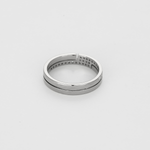Dinh Van- Seventies - PM-  Bague en or gris et diamants