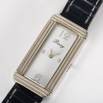 POIRAY - Ma Baguette - Ma première allongée - Montre en acier à boitier rectangulaire et à mouvement quartz