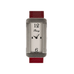 POIRAY - Ma Baguette - Ma première allongée - Montre en acier à boitier rectangulaire et à mouvement quartz