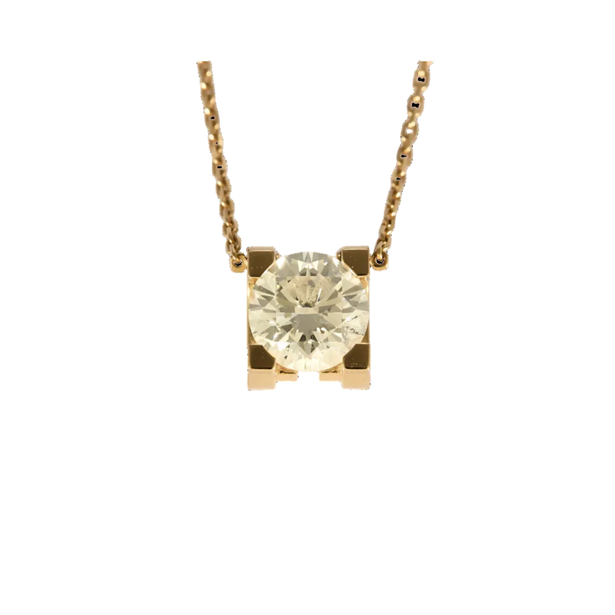 Cartier - C de Cartier - Collier en or jaune et diamant 1,30 carat
