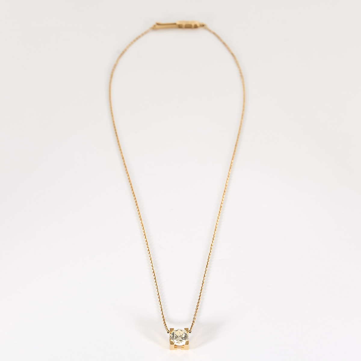 Cartier - C de Cartier - Collier en or jaune et diamant 1,30 carat