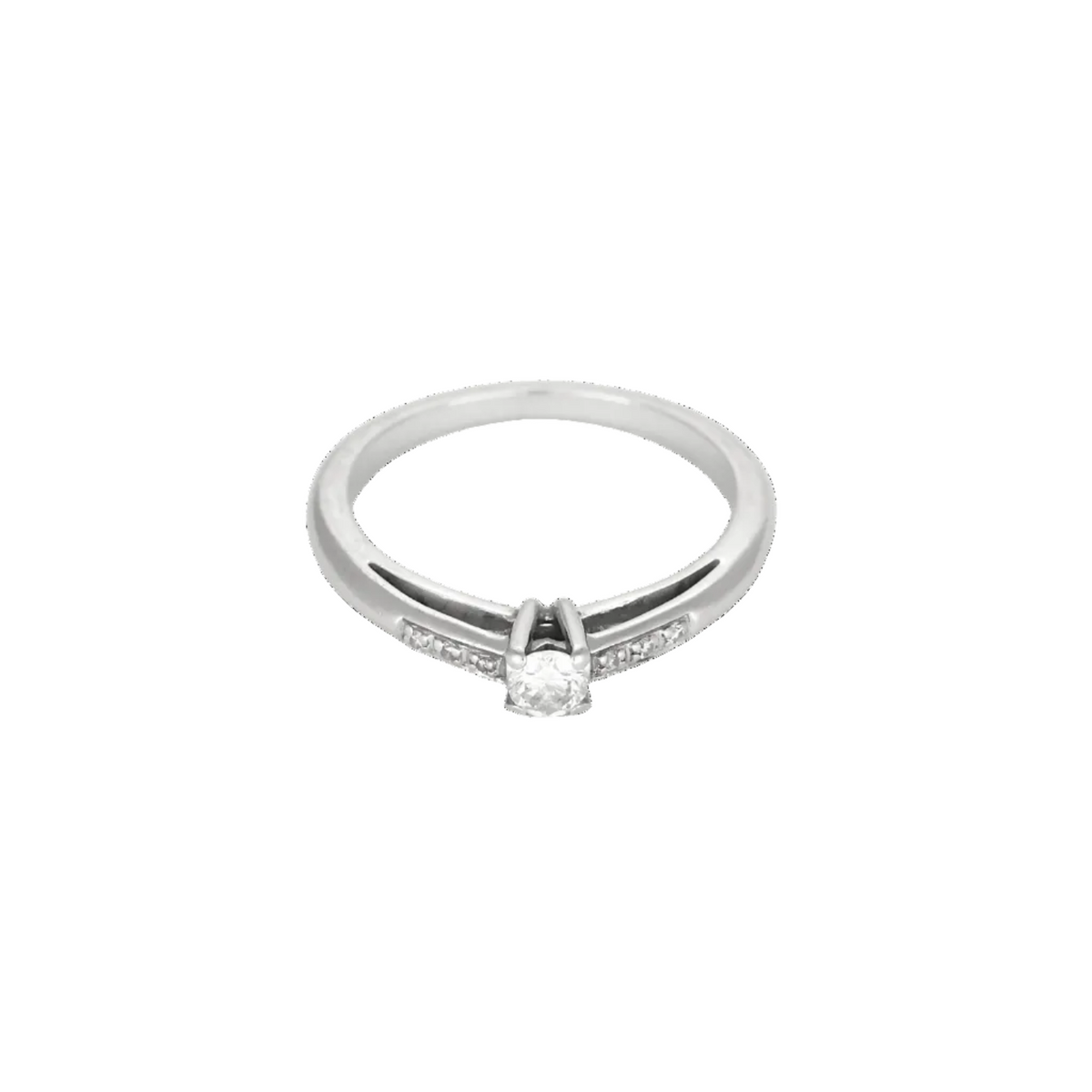 MAUBOUSSIN - Solitaire en or gris 18K